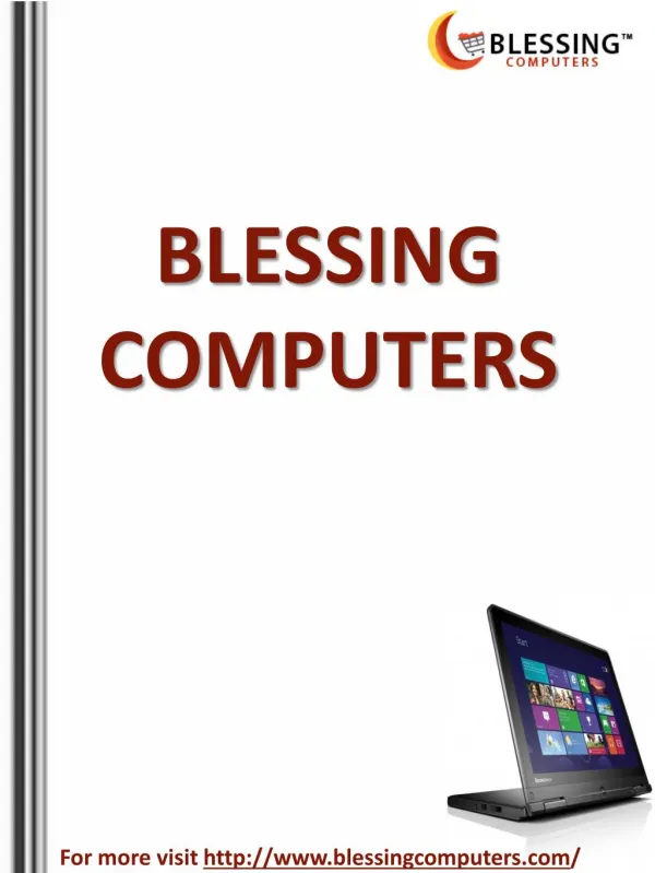 Notebook Computers by Blessing Computers
