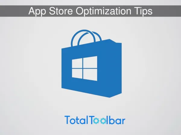 Windows App Store Optimization Tips