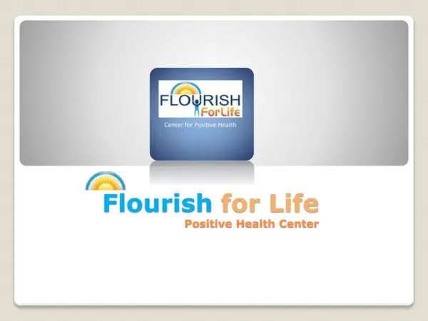 Flourish for Life- An Introduction