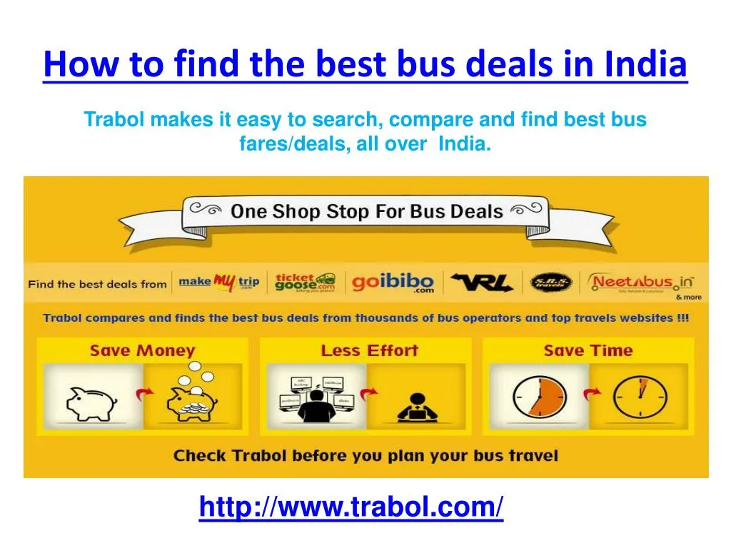 how to find the best bus deals in india