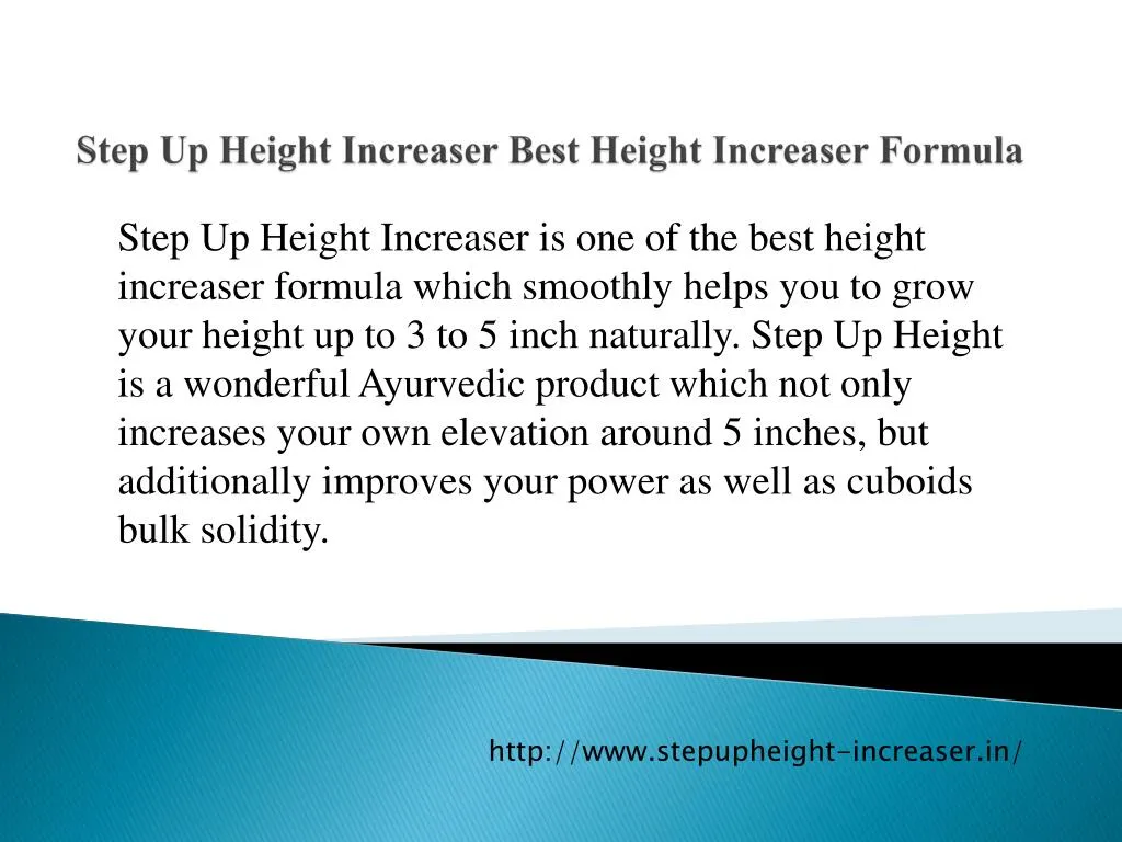 step up height increaser best height increaser formula