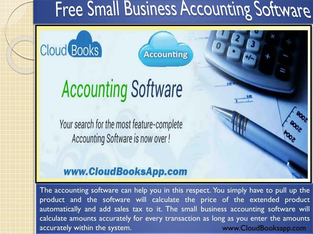 free small business accounting software