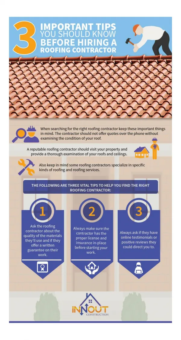 3 Important Tips You Should Know Before Hiring A Roofing Contractor