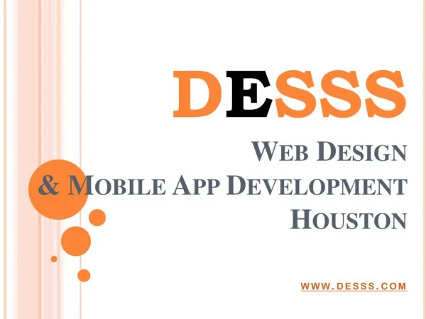 DESSS- Webdesign and Mobile App developmet