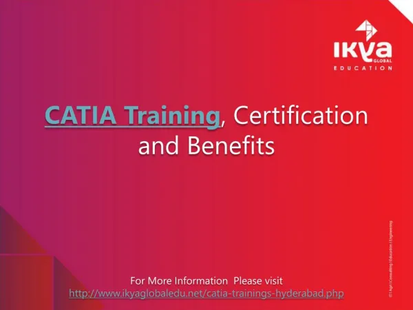 CATIA Training, Certification and Benefits