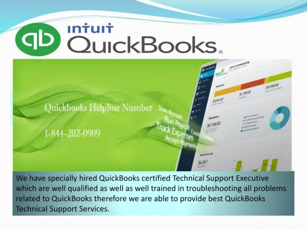 QuickBooks Not Work Support Phone Number 1-844-202-0909