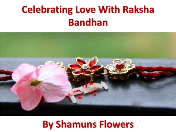 Celebrating Love With Raksha Bandhan