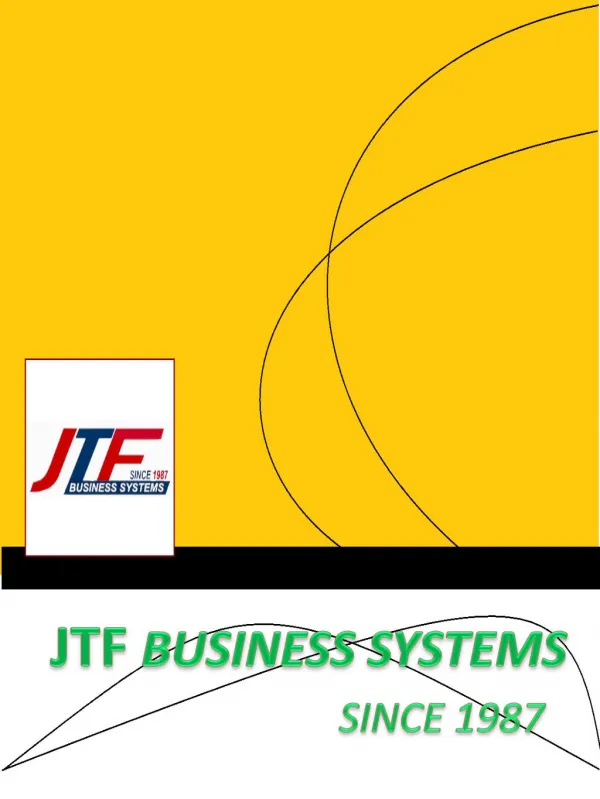 Best office equipment supplier - JTF Business Systems
