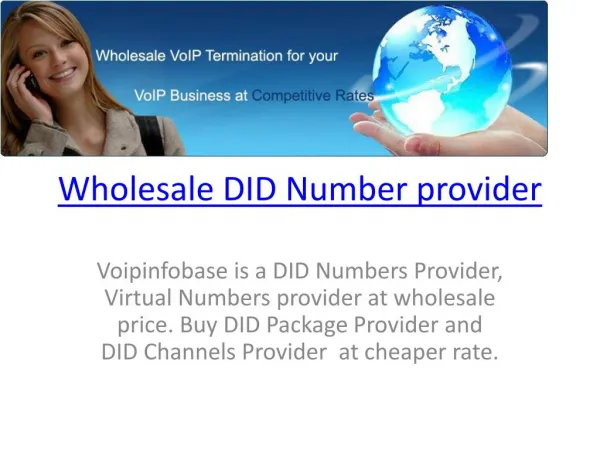 Wholesale DID Number