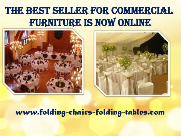 The Best Seller for Commercial Furniture Is Now Online