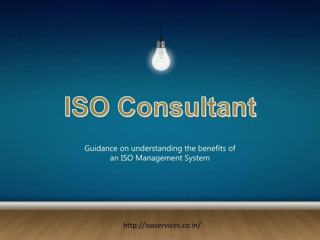 iso consultant