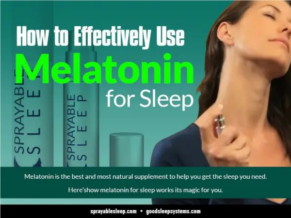 How to Effectively Use Melatonin for Sleep