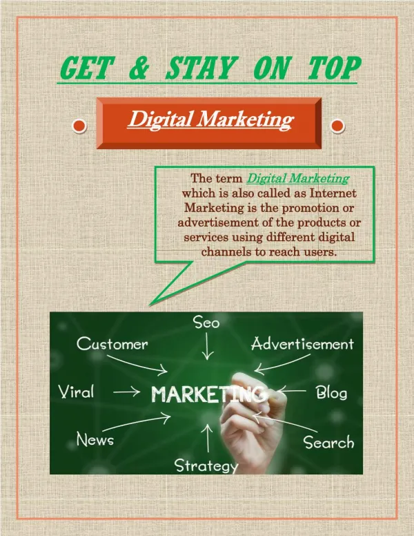 Digital Marketing