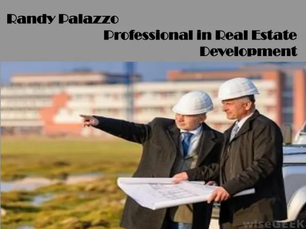 Randy Palazzo - Professional in Real Estate Development
