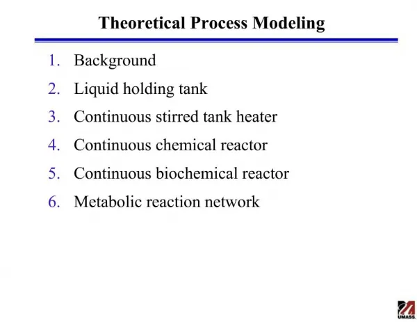 Theoretical Process Modeling