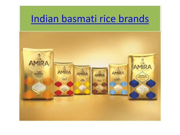Basmati Rice Brands Indian basmati rice brands