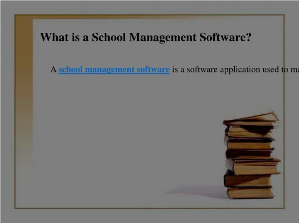 School Management Software