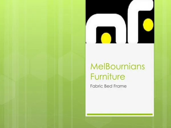 Fabric Bed Frame of Melbournians Furniture