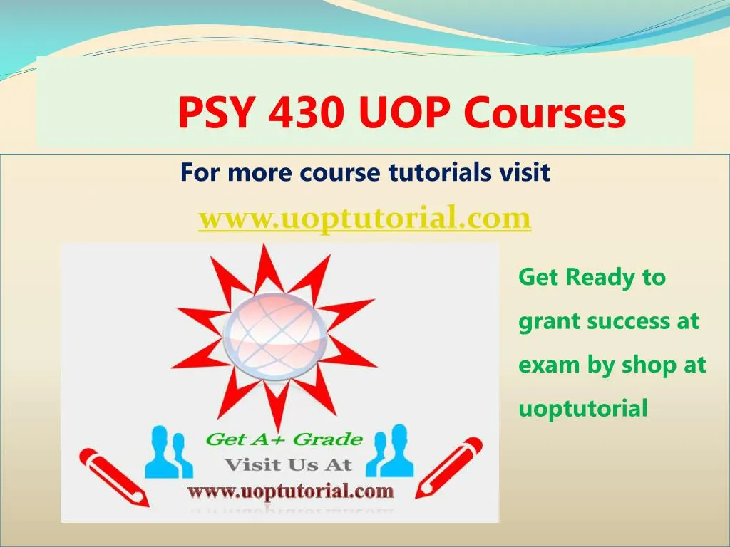 psy 430 uop courses