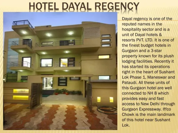 Hotel Dayal regency