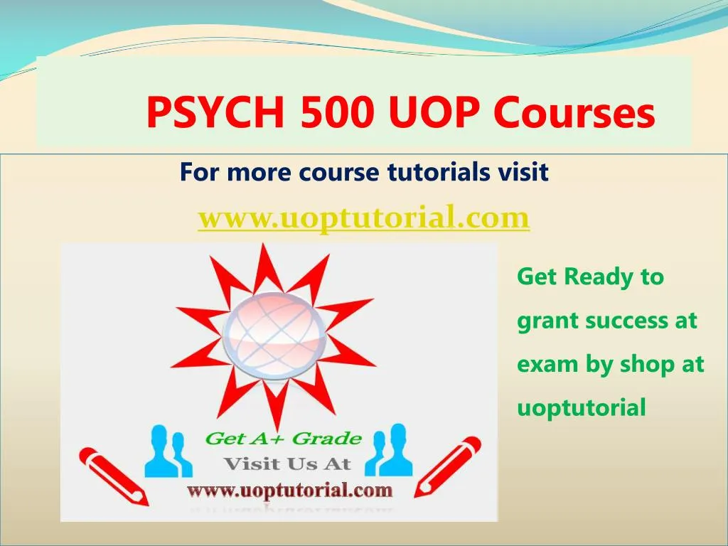 psych 500 uop courses