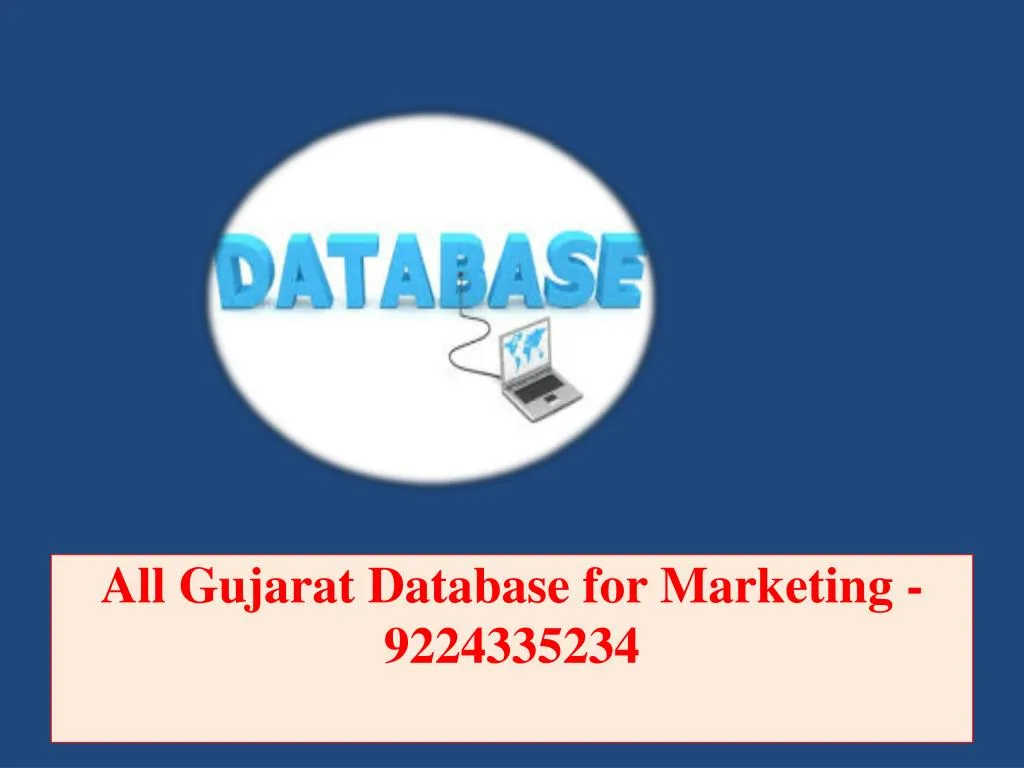 all gujarat database for marketing 9224335234