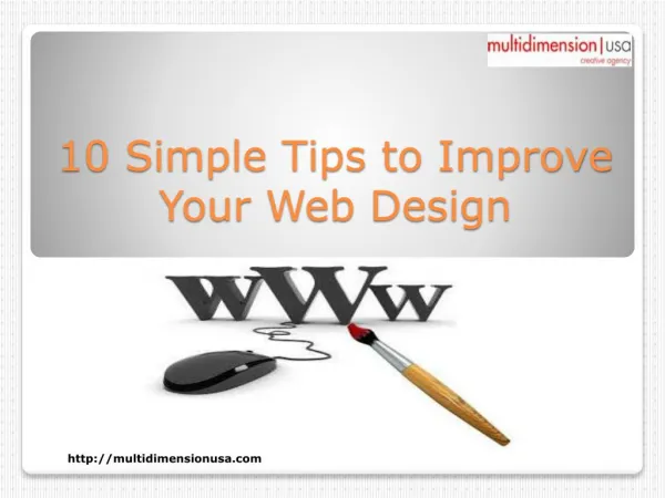 10 Simple Tips to Improve Your Web Design