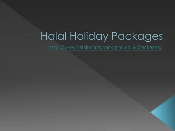 Islamic Holiday Packages