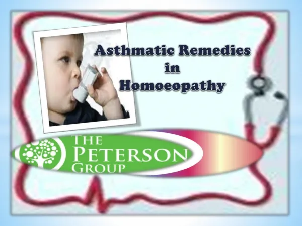 Asthmatic Remedies in Homoeopathy