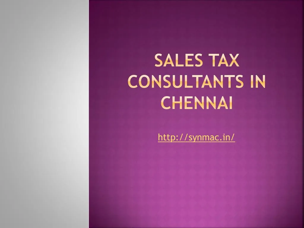 sales tax consultants in chennai