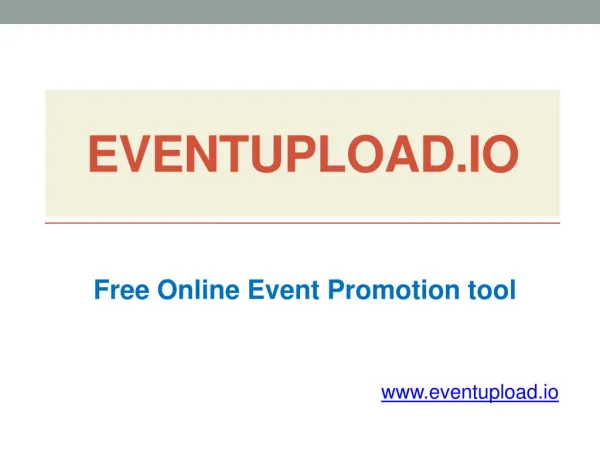 Free Online Event Marketing Website
