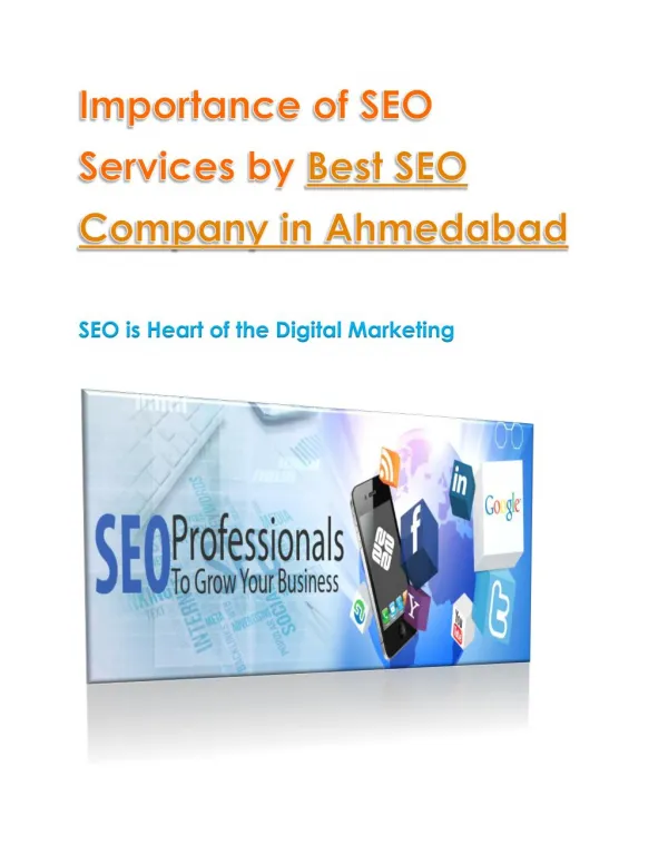 Best SEO Service Provider by Best SEO Company in Ahmedabad