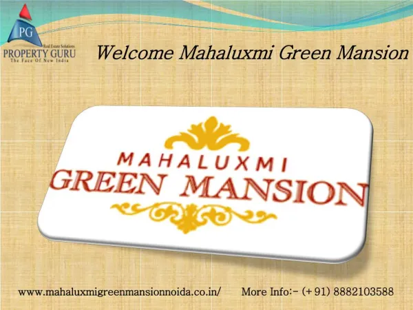 Mahaluxmi Green Mansion