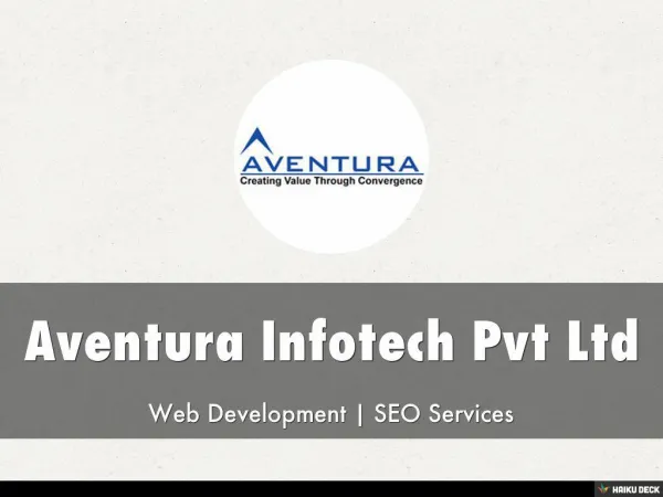 Aventura Infotech Pvt Ltd