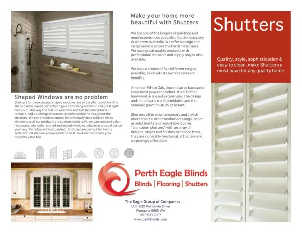 Shutters Brochure 2014