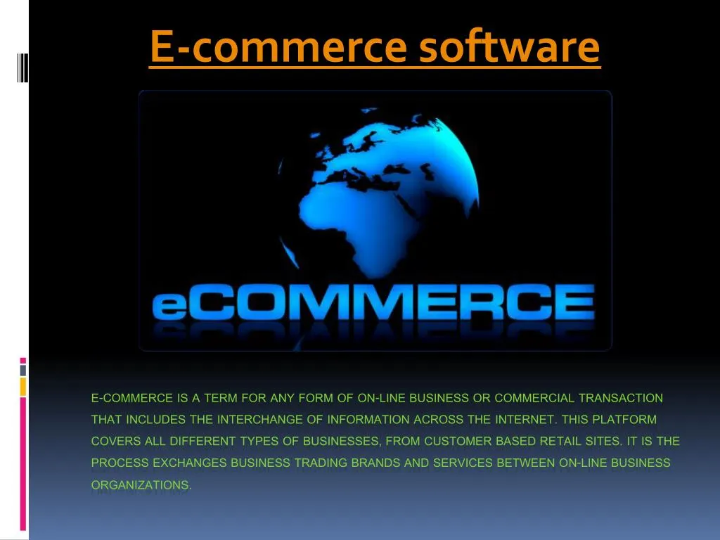 e commerce software