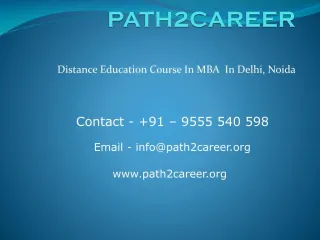 Distance Education Course in Management in Noida@8527271018 - slide 1