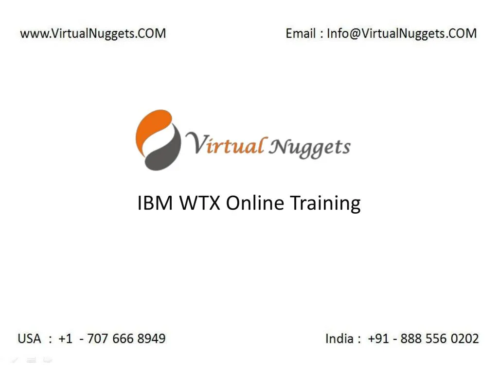 ibm wtx online training