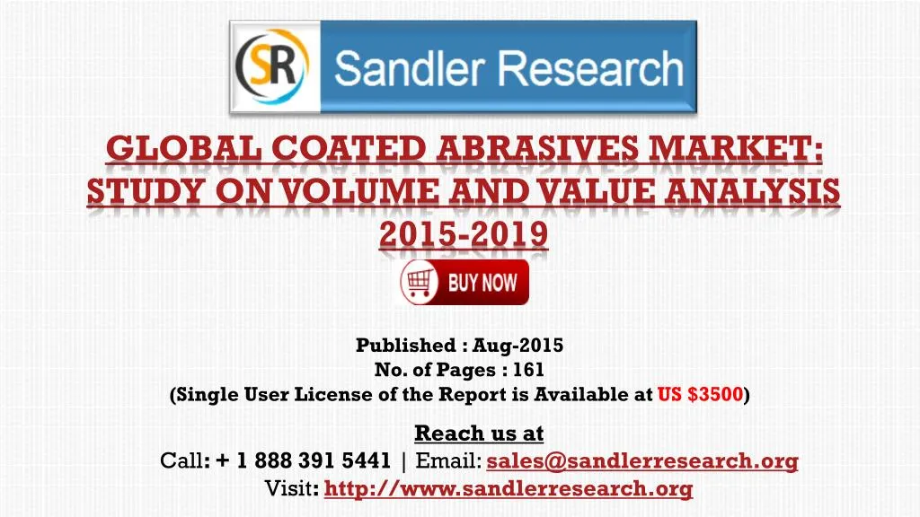 global coated abrasives market study on volume and value analysis 2015 2019