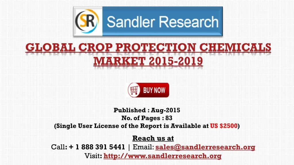 global crop protection chemicals market 2015 2019