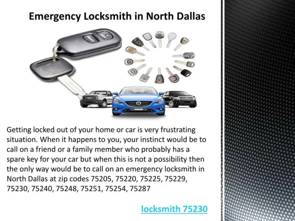 Locksmith 75230