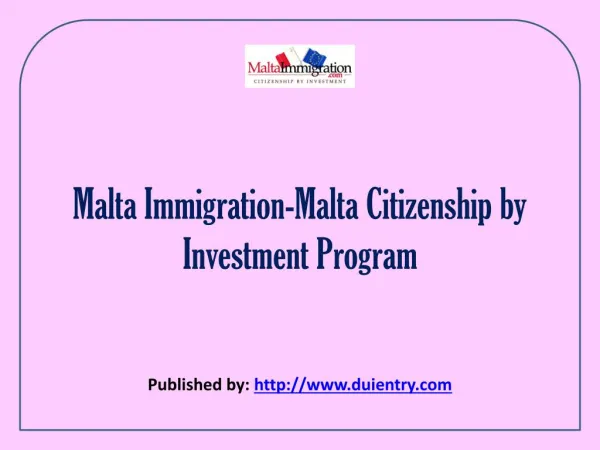 Malta Immigration