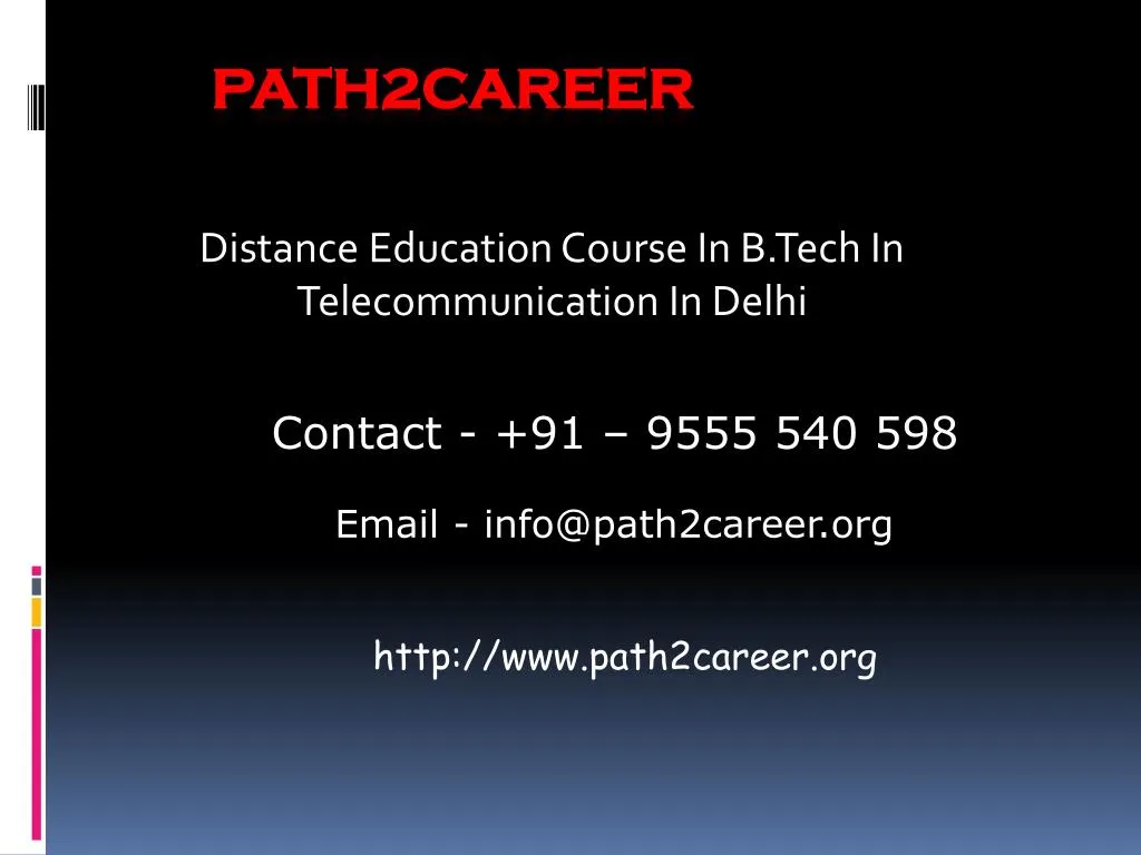 distance education course in b tech in telecommunication in delhi