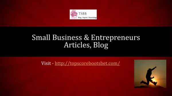 Small Business & Entrepreneur Articles, Blog