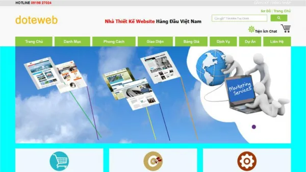 Thiet Ke Website Doteweb - Thiet Ke Web Dang Cap