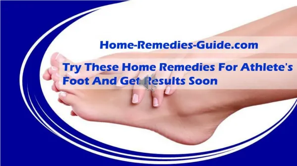Try These Home Remedies For Athlete's Foot And Get Results Soon