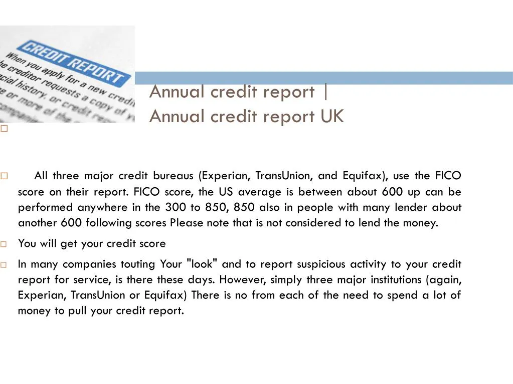 annual credit report annual credit report uk