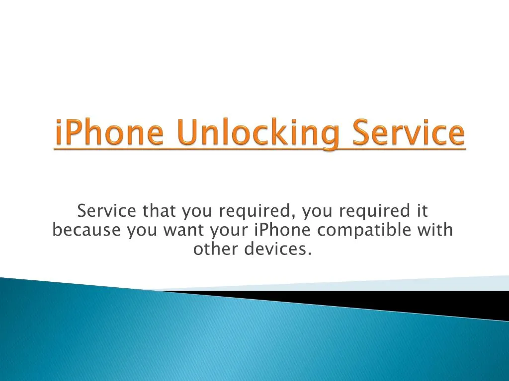iphone unlocking service