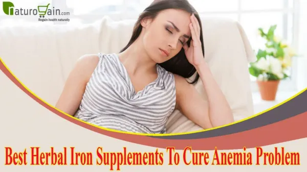Best Herbal Iron Supplements To Cure Anemia Problem Naturally