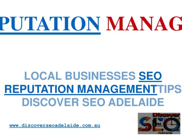 SEO Reputation Management Tips : Discover SEO Adelaide